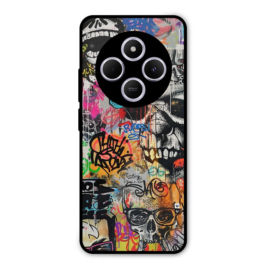 Amazing Street Art Metal Back Case for Poco C75 5G