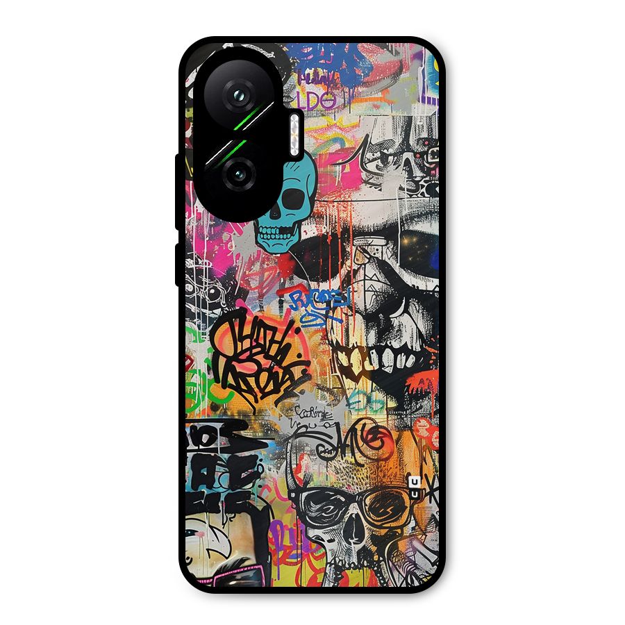 Amazing Street Art Metal Back Case for Poco F7