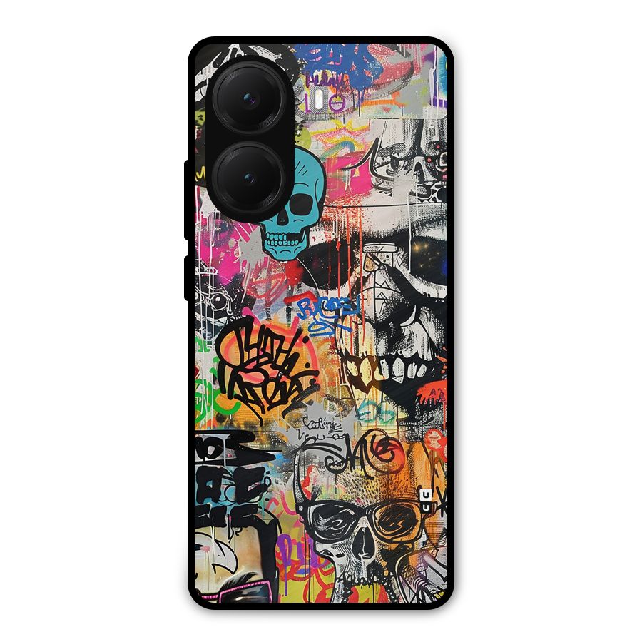Amazing Street Art Metal Back Case for Poco X7 Pro