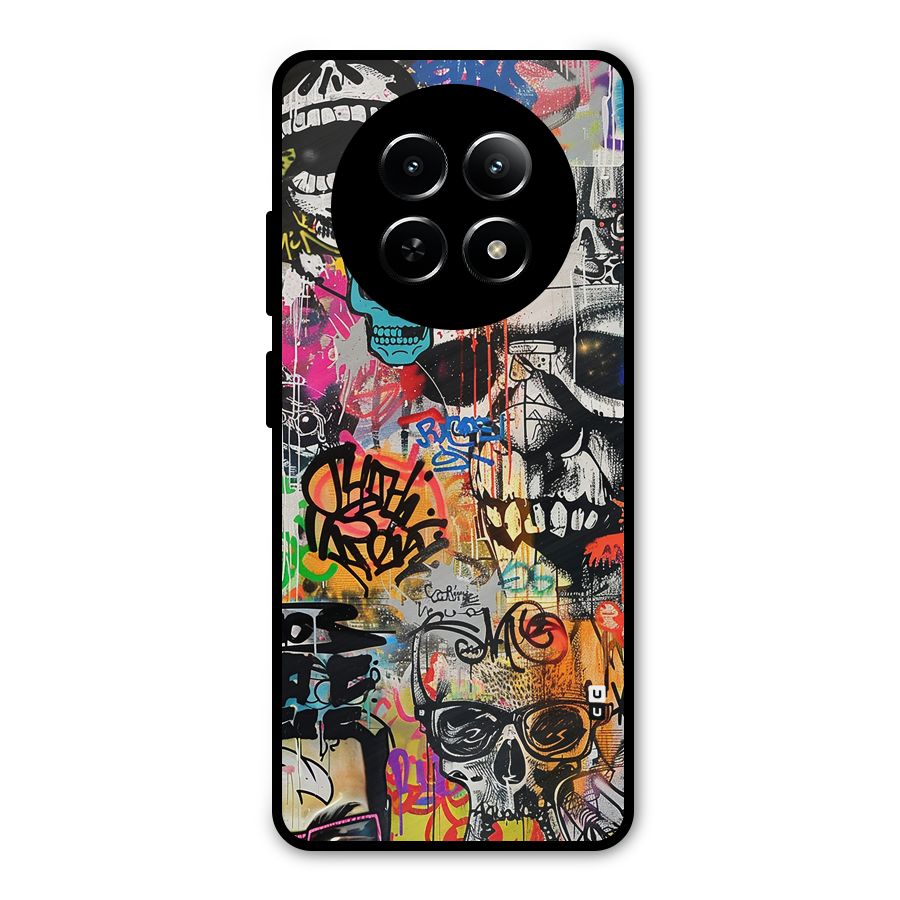 Amazing Street Art Metal Back Case for Realme Narzo N65