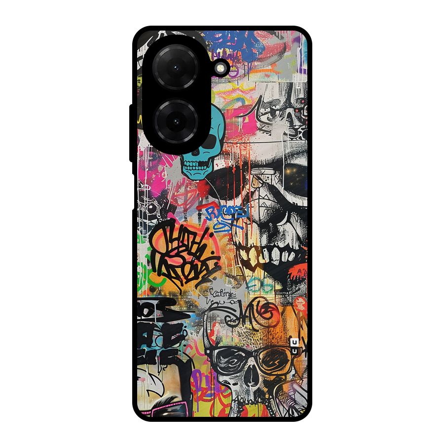 Amazing Street Art Metal Back Case for Redmi A5 4G