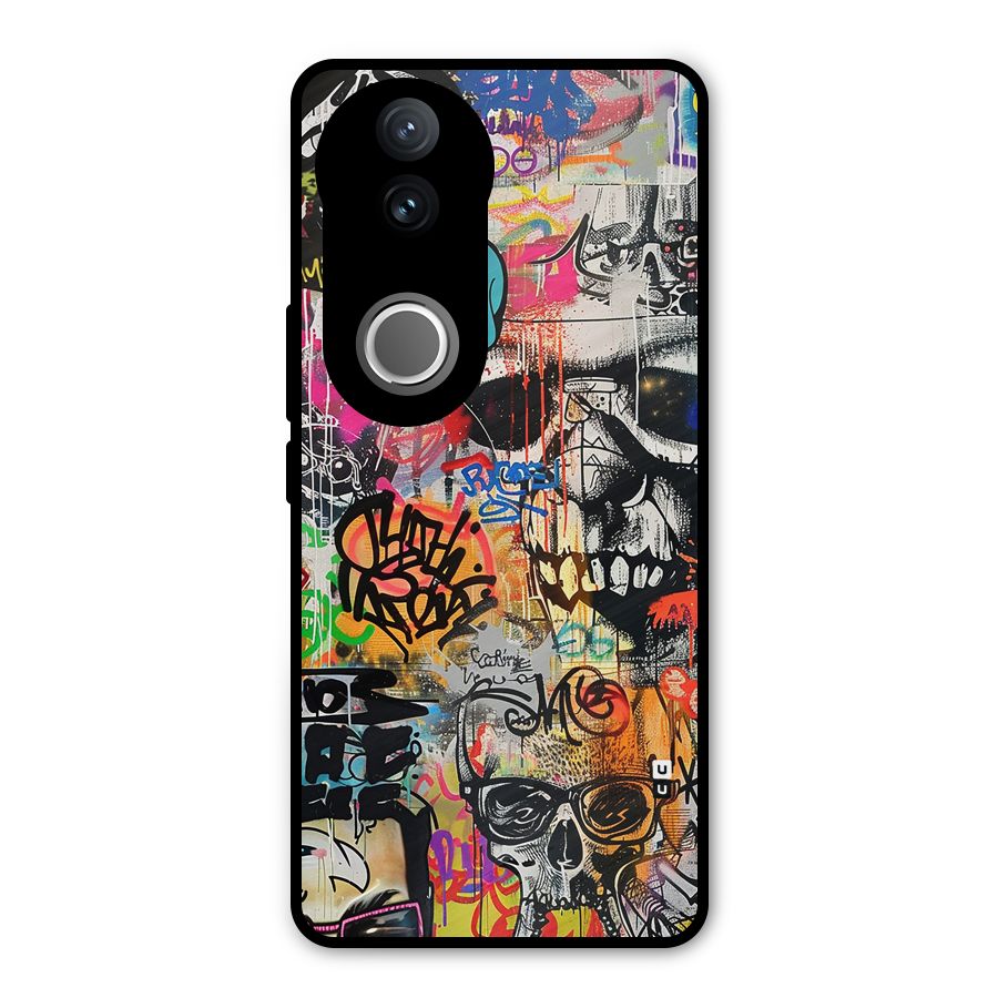 Amazing Street Art Metal Back Case for Vivo V50e