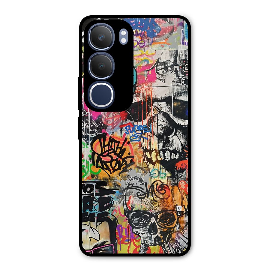 Amazing Street Art Metal Back Case for Vivo Y29