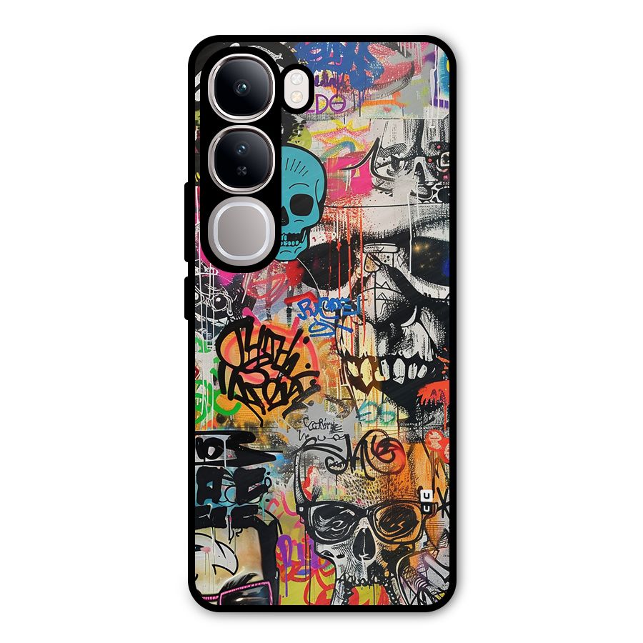 Amazing Street Art Metal Back Case for Vivo Y300