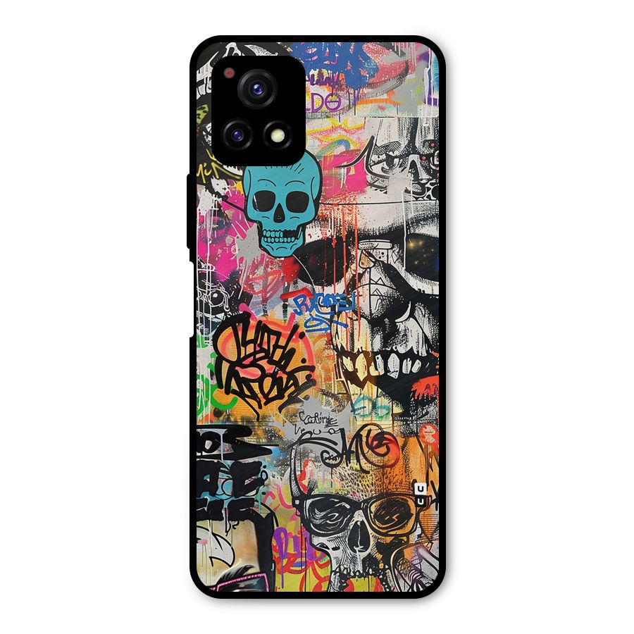 Amazing Street Art Metal Back Case for Vivo Y72 5G