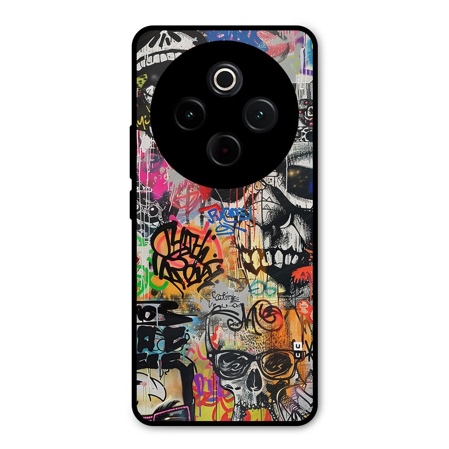 Amazing Street Art Metal Back Case for iQOO Z10