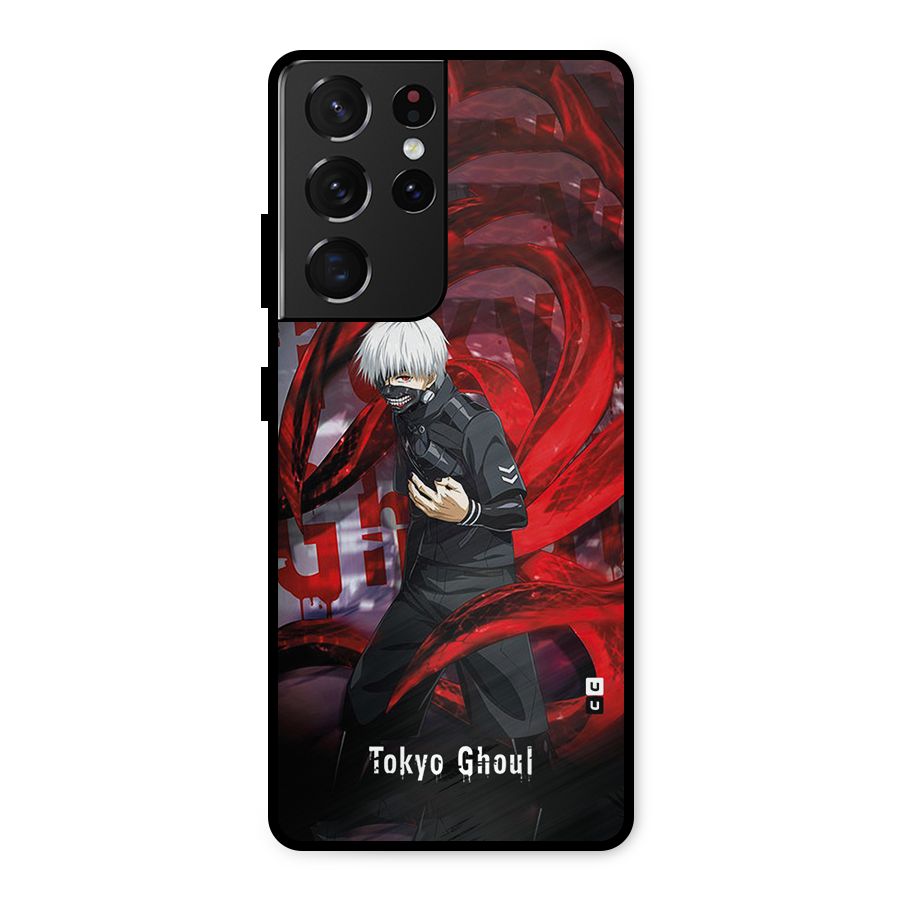 Amazing Tokyo Ghoul Metal Back Case for Galaxy S21 Ultra 5G