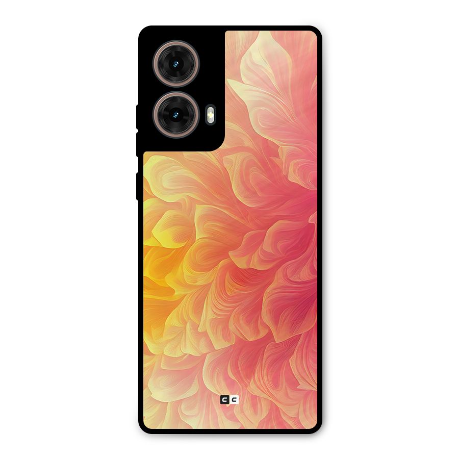 Amazing Vibrant Pattern Metal Back Case for Moto G85