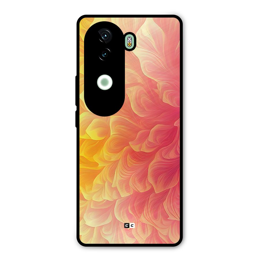 Amazing Vibrant Pattern Metal Back Case for iQOO Z9s