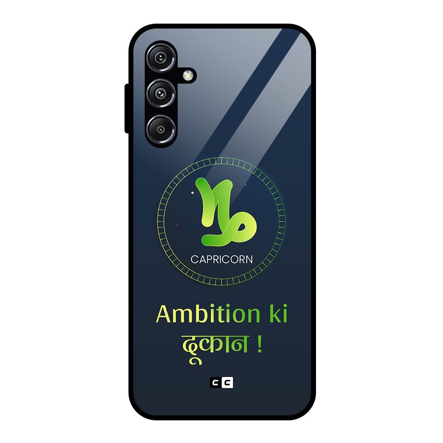 Ambitious Capricorn Glass Back Case for Galaxy M34 5G