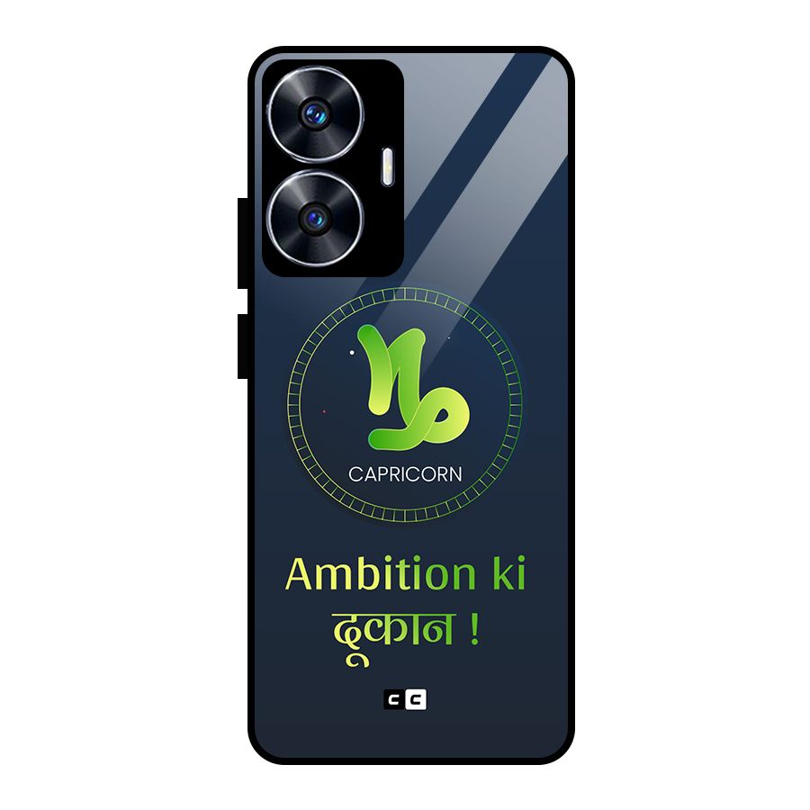 Ambitious Capricorn Glass Back Case for realme C55