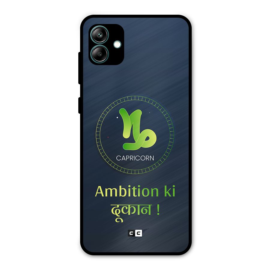 Ambitious Capricorn Metal Back Case for Galaxy A04