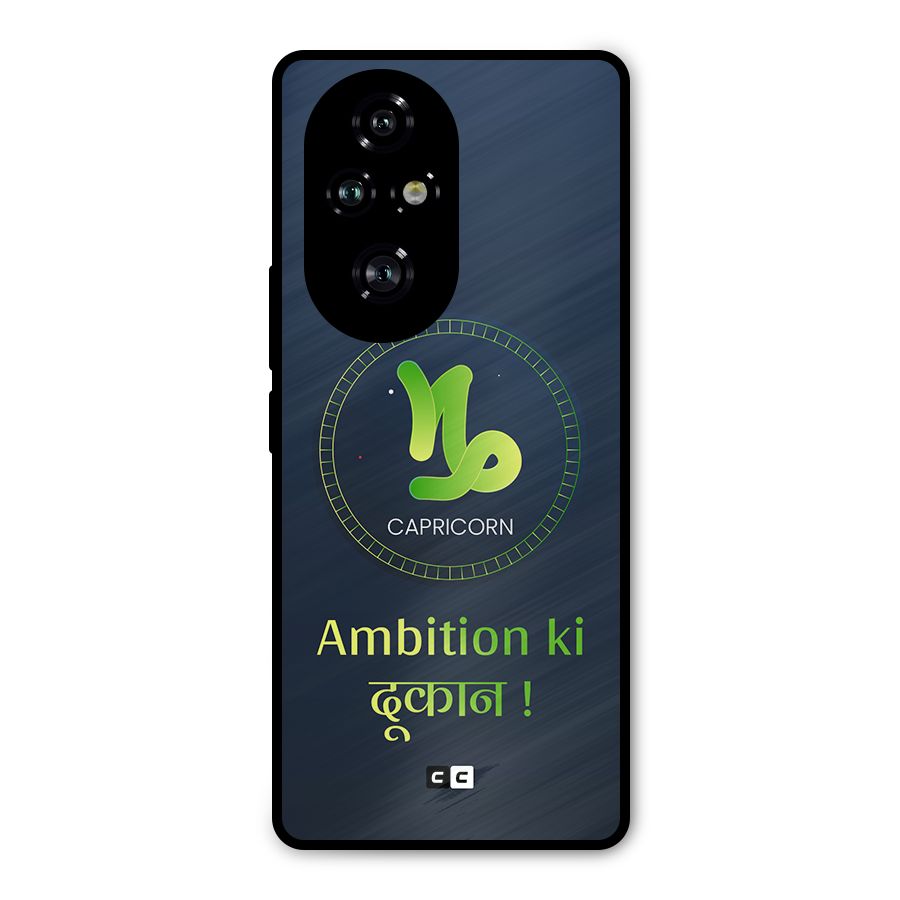 Ambitious Capricorn Metal Back Case for Honor 200 Pro