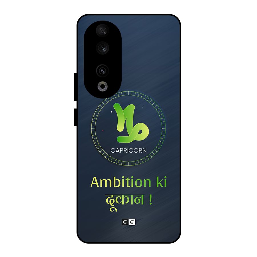 Ambitious Capricorn Metal Back Case for Honor 90