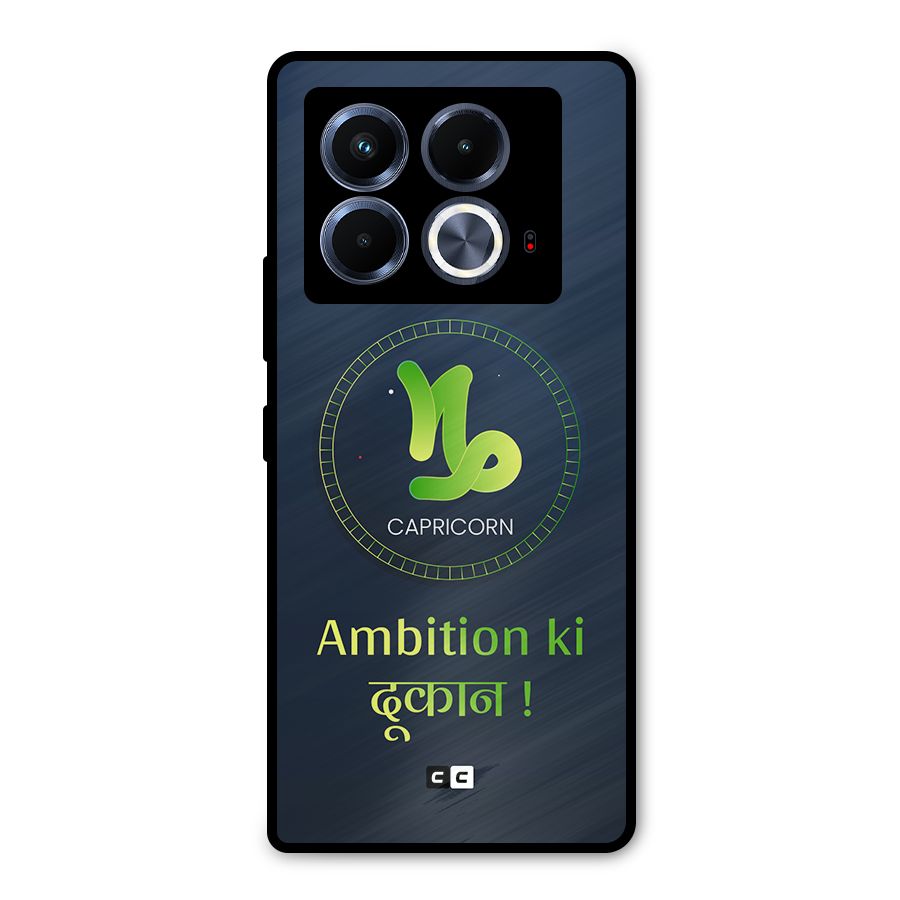 Ambitious Capricorn Metal Back Case for Infinix Note 40 5G