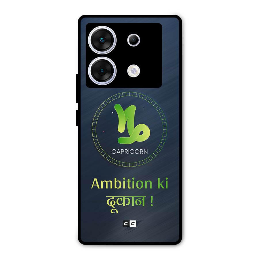 Ambitious Capricorn Metal Back Case for Infinix Zero 30 5G