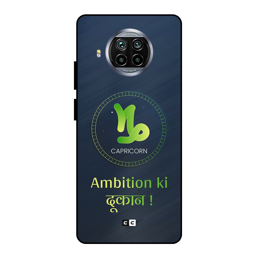 Ambitious Capricorn Metal Back Case for Mi 10i