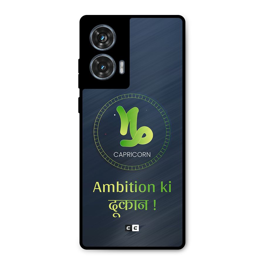 Ambitious Capricorn Metal Back Case for Motorola Edge 50 Fusion
