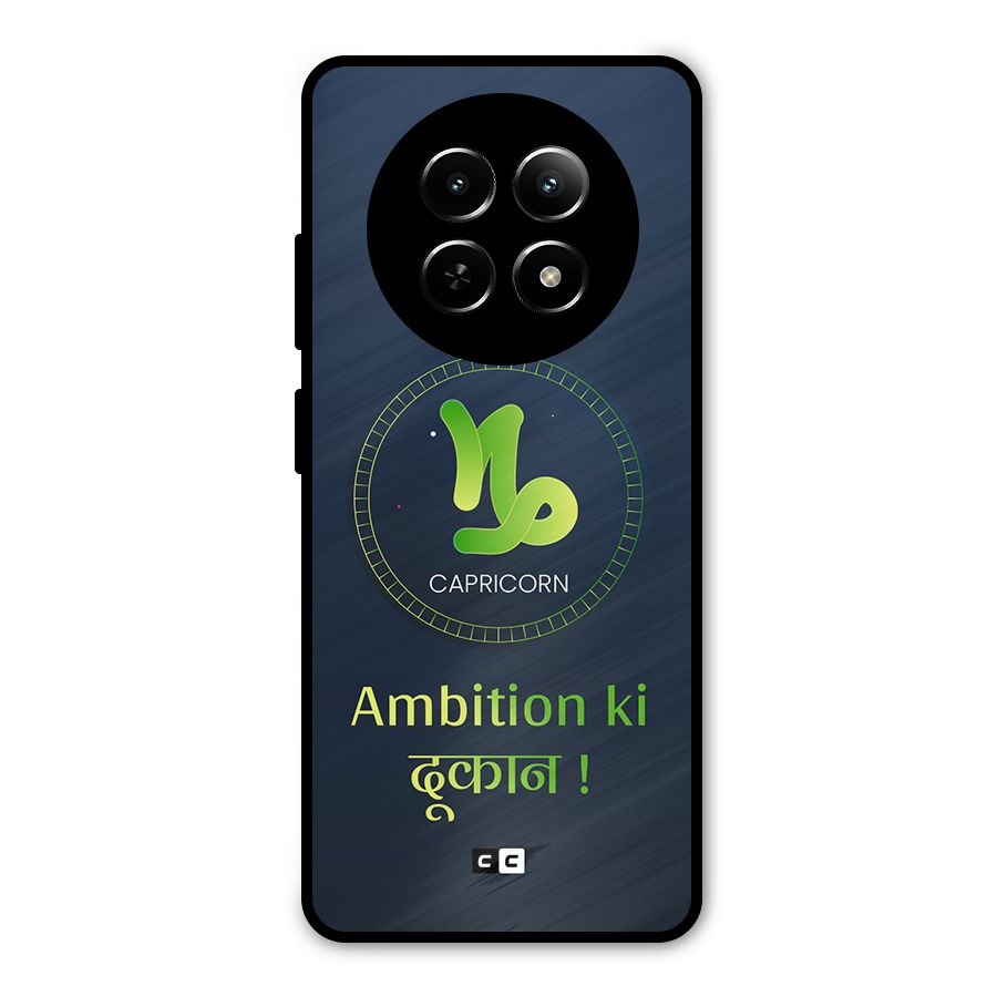 Ambitious Capricorn Metal Back Case for Realme 12 5G
