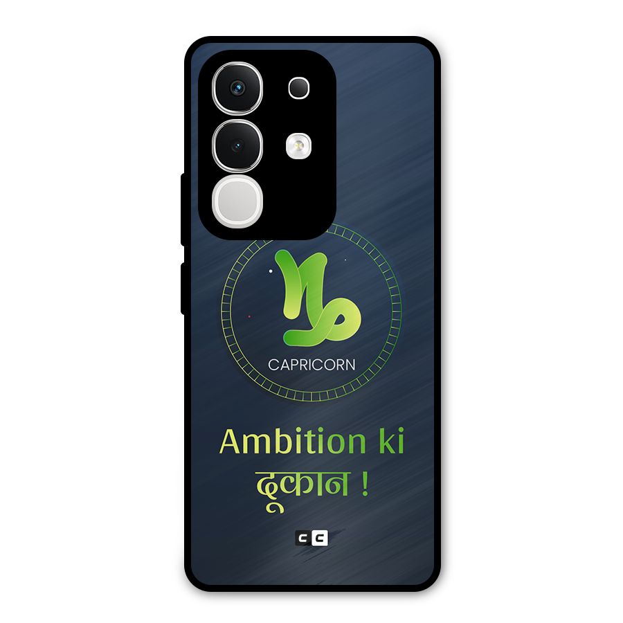 Ambitious Capricorn Metal Back Case for iQOO Z10x