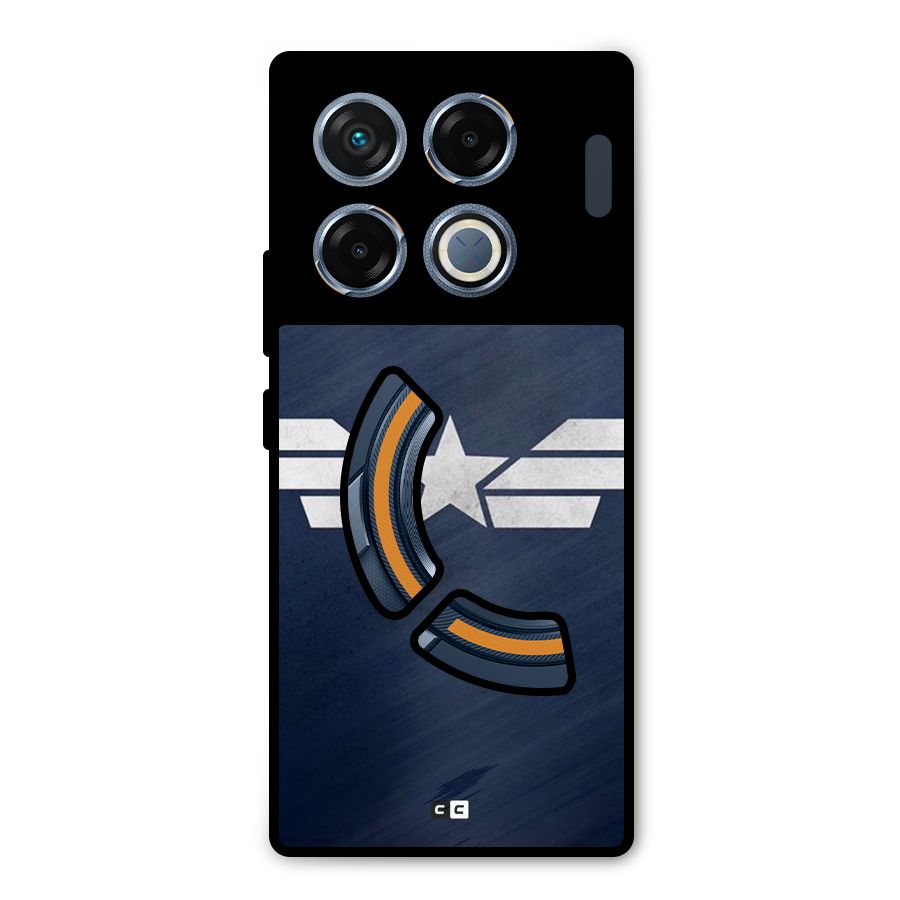 American Shield Metal Back Case for Infinix GT 20 Pro