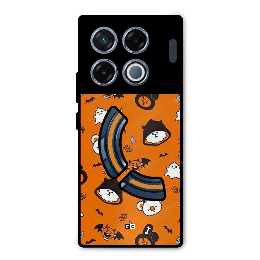 Amuse Halloween Metal Back Case for Infinix GT 20 Pro