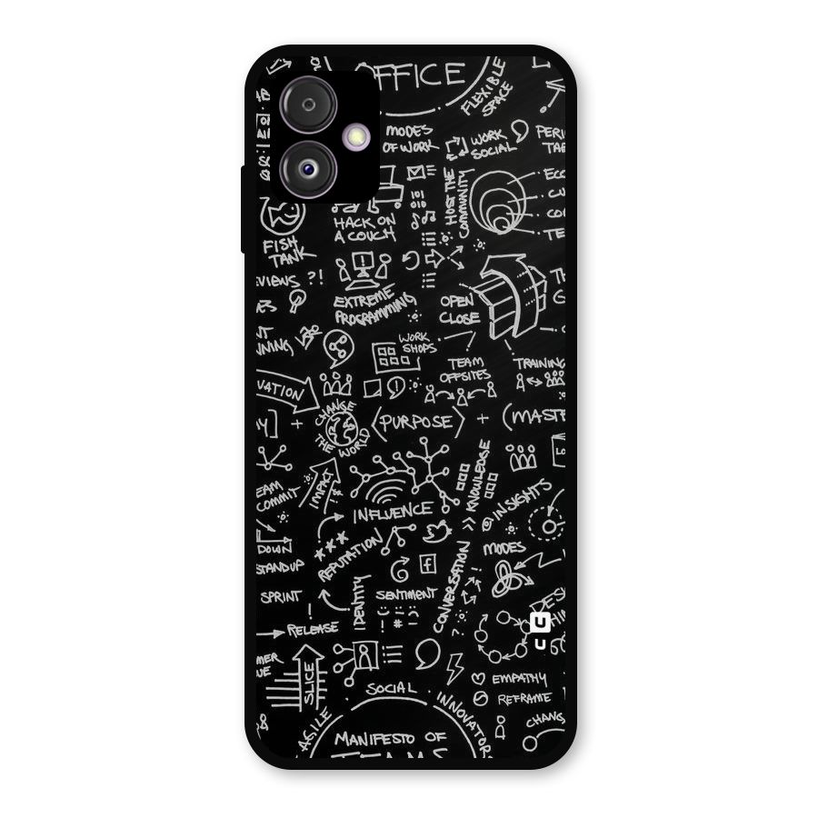 Anatomy Pattern Metal Back Case for Galaxy F14