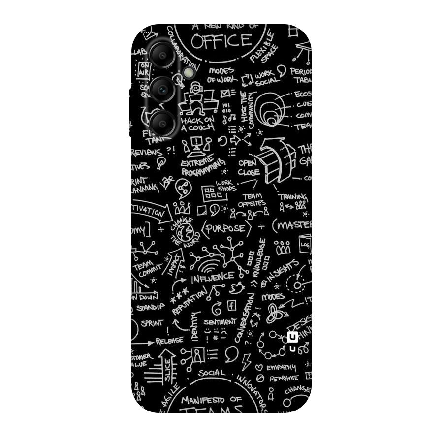 Anatomy Pattern Original Polycarbonate Back Case for Galaxy A14 5G