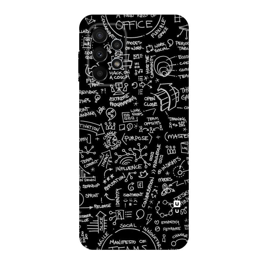 Anatomy Pattern Original Polycarbonate Back Case for Galaxy A23
