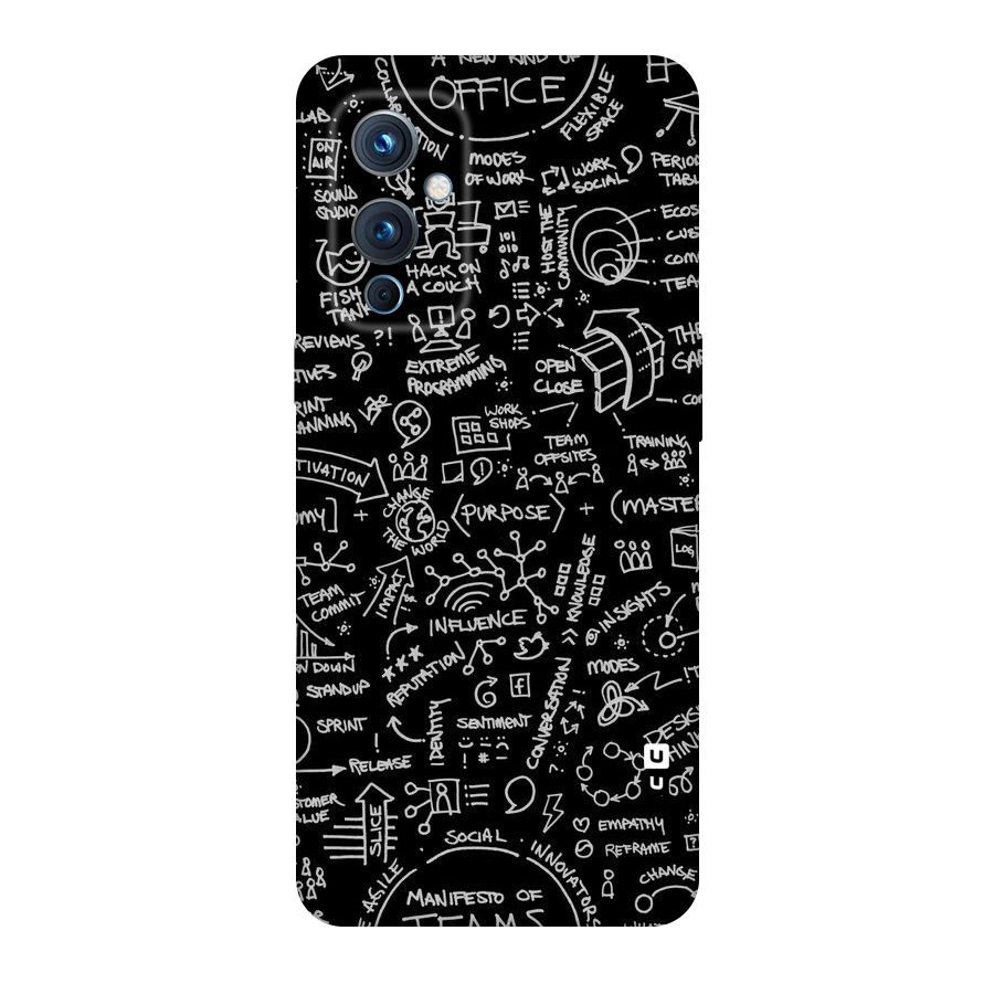 Anatomy Pattern Original Polycarbonate Back Case for OnePlus 9