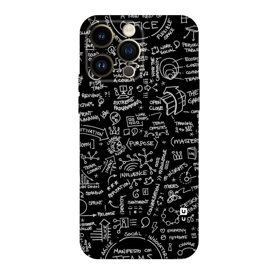 Anatomy Pattern Original Polycarbonate Back Case for iPhone 14 Pro Max