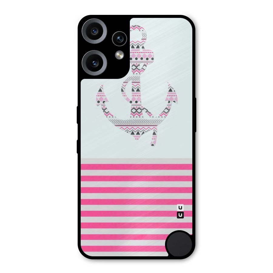 Anchor Design Stripes Metal Back Case for Nothing CMF Phone 2 Pro