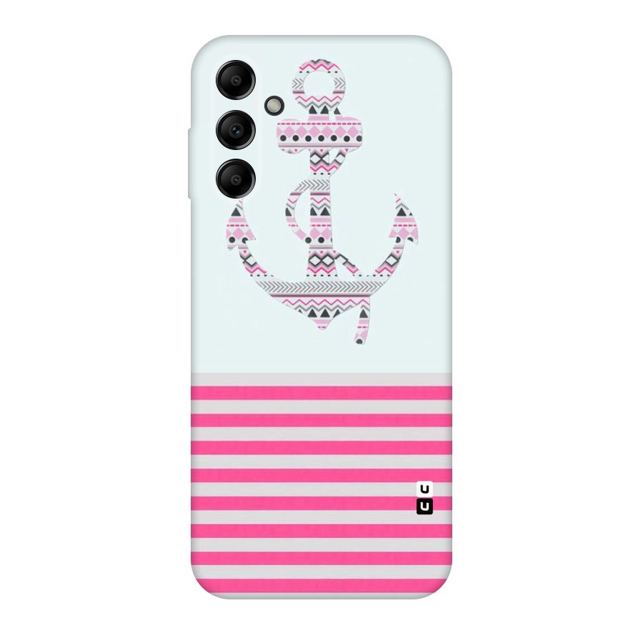 Anchor Design Stripes Original Polycarbonate Back Case for Galaxy A14 5G