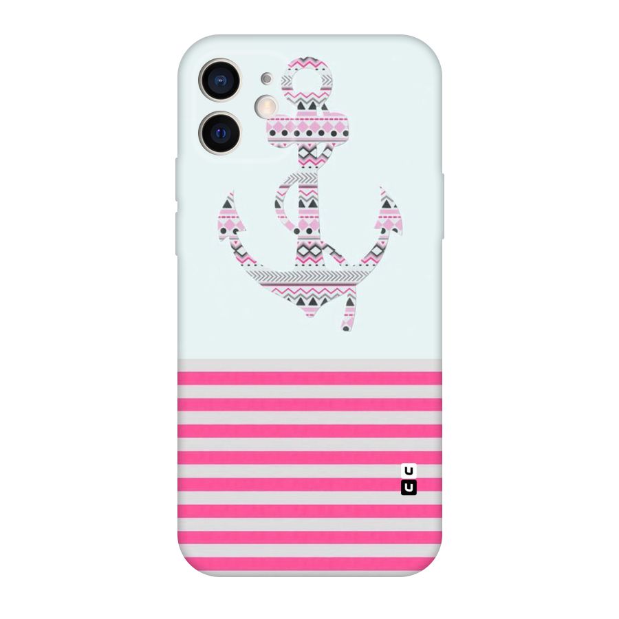 Anchor Design Stripes Original Polycarbonate Back Case for iPhone 12