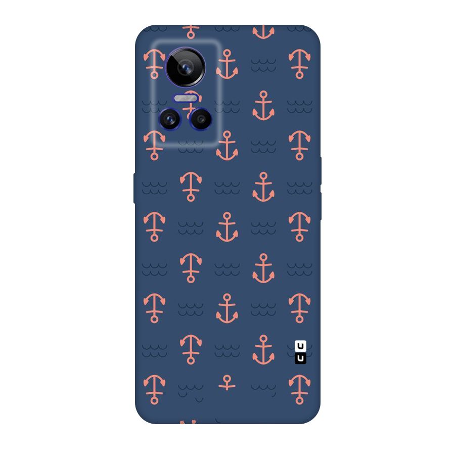Anchor Sea Blue Original Polycarbonate Back Case for Realme GT Neo 3