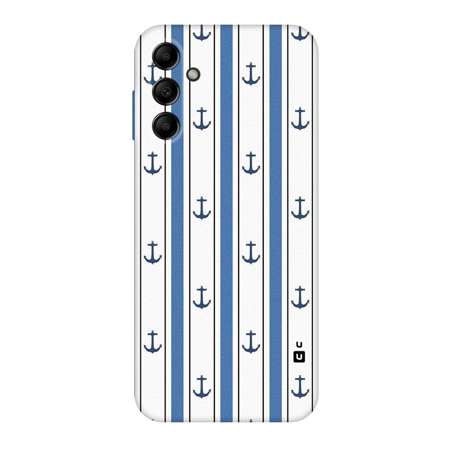 Anchor Stripe Lines Original Polycarbonate Back Case for Galaxy A14 5G