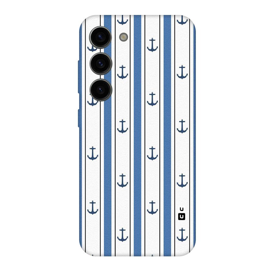 Anchor Stripe Lines Original Polycarbonate Back Case for Galaxy S23