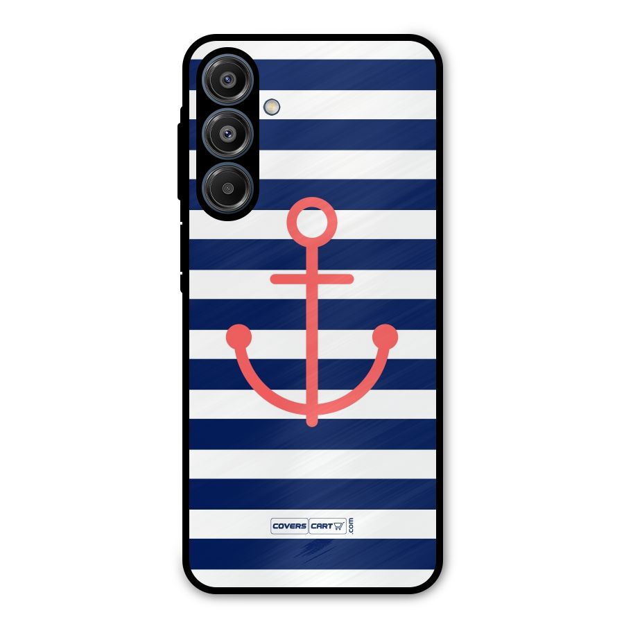 Anchor Stripes Metal Back Case for Galaxy A16 5G