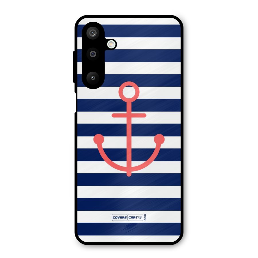 Anchor Stripes Metal Back Case for Galaxy M16