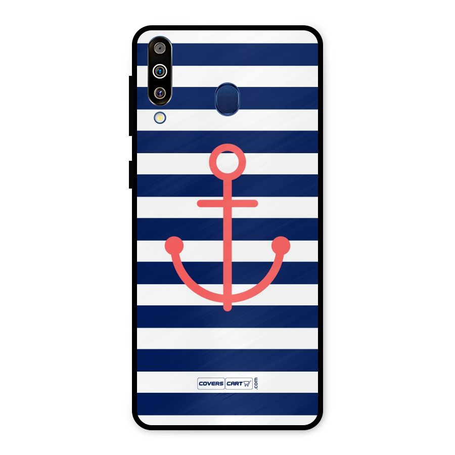 Anchor Stripes Metal Back Case for Galaxy M30