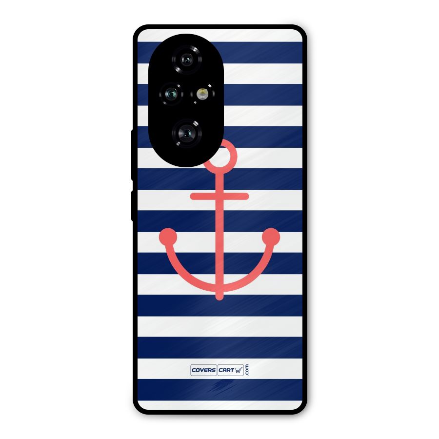 Anchor Stripes Metal Back Case for Honor 200 Pro