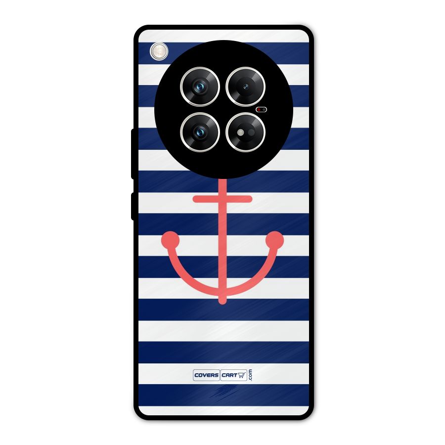 Anchor Stripes Metal Back Case for Infinix Zero 40 5G