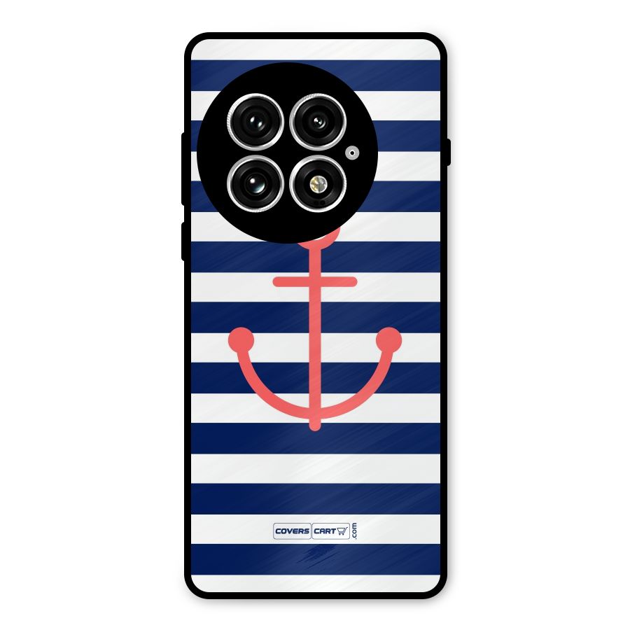 Anchor Stripes Metal Back Case for OnePlus 13