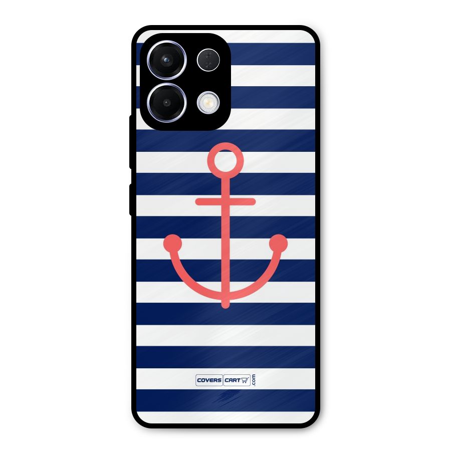 Anchor Stripes Metal Back Case for Oppo K13