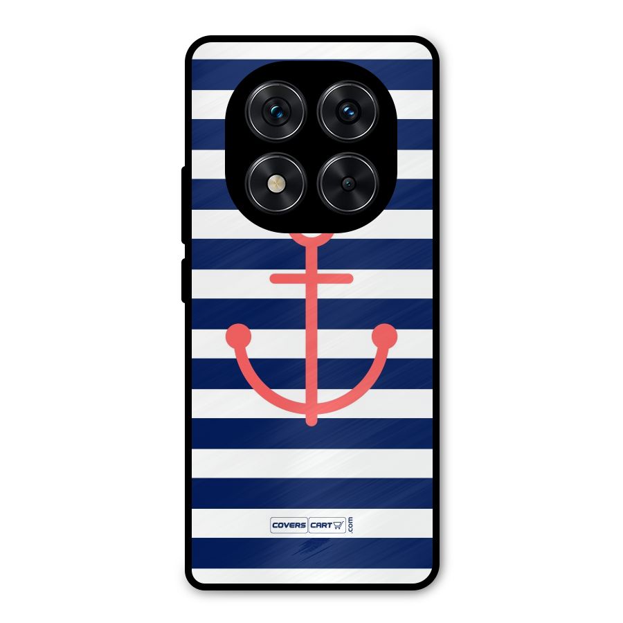 Anchor Stripes Metal Back Case for Poco X7