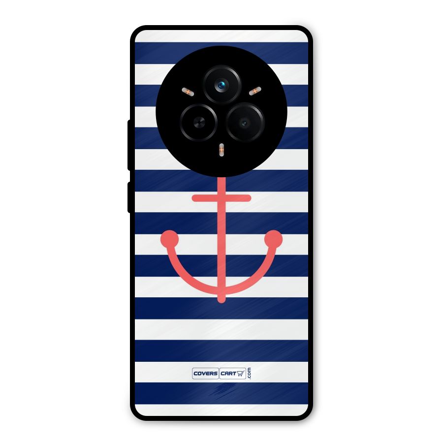 Anchor Stripes Metal Back Case for Realme 14 Pro