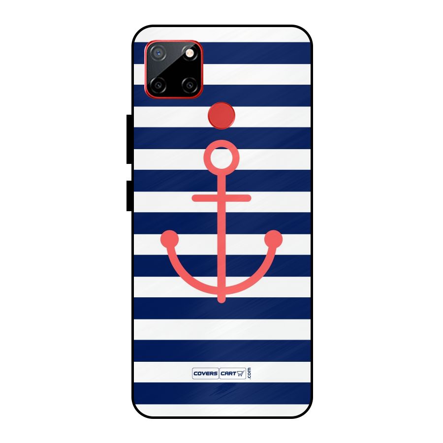 Anchor Stripes Metal Back Case for Realme C12