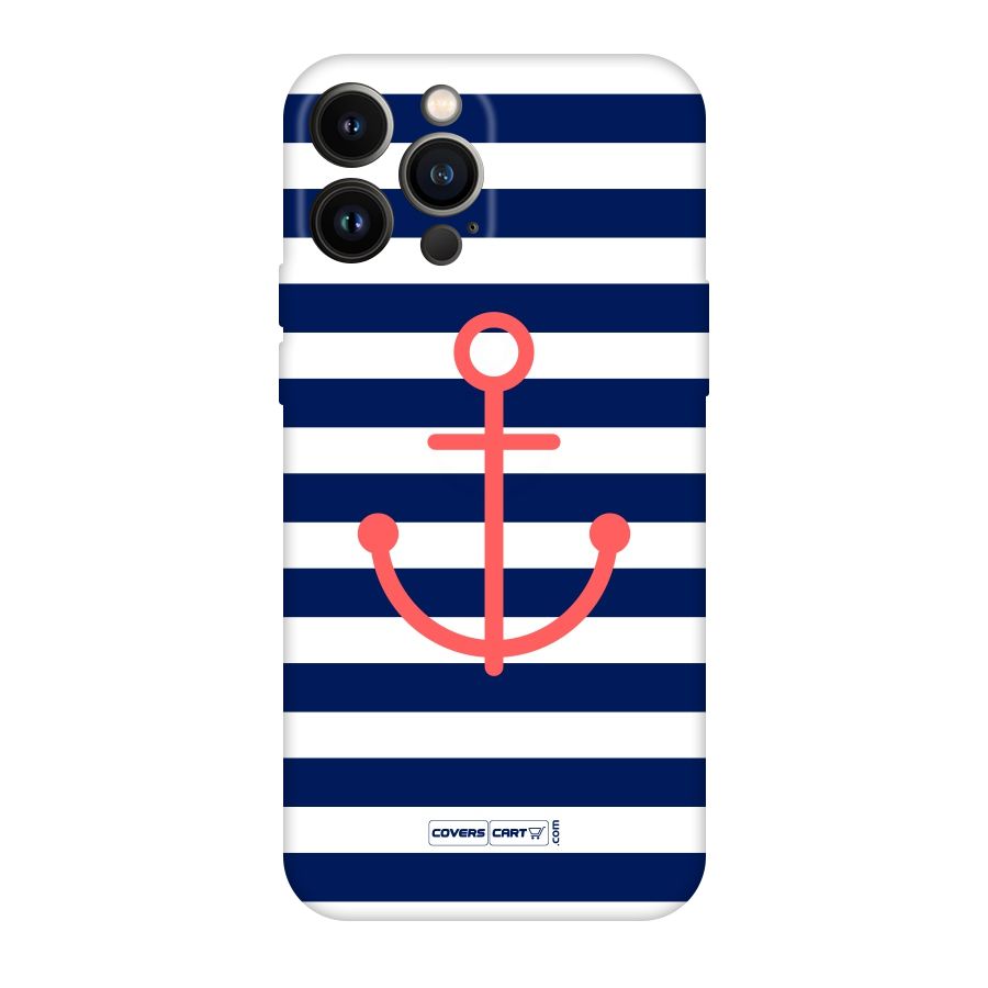Anchor Stripes Original Polycarbonate Back Case for iPhone 13 Pro Max