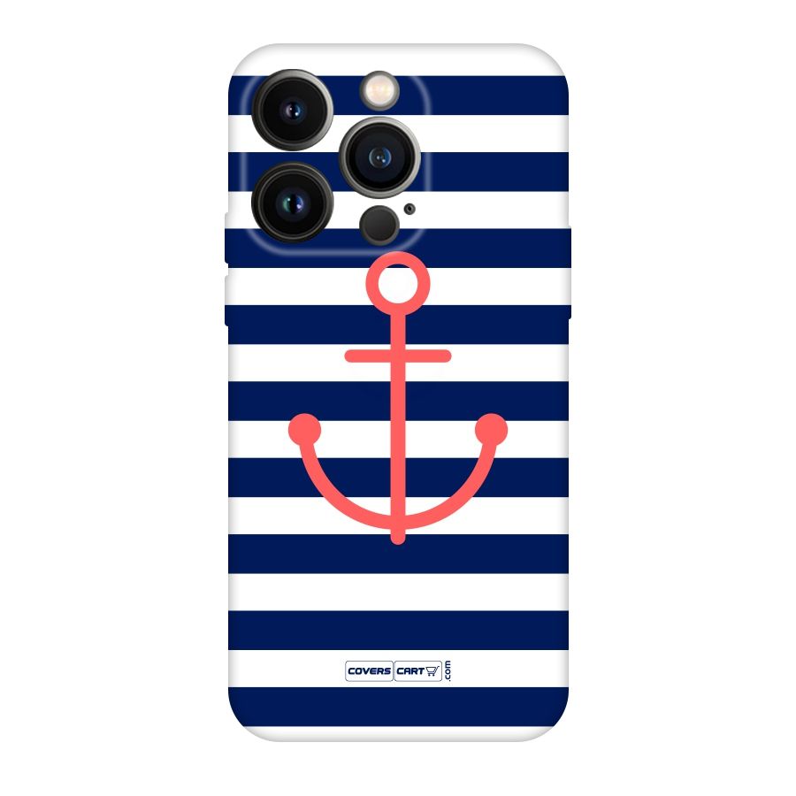 Anchor Stripes Original Polycarbonate Back Case for iPhone 14 Pro