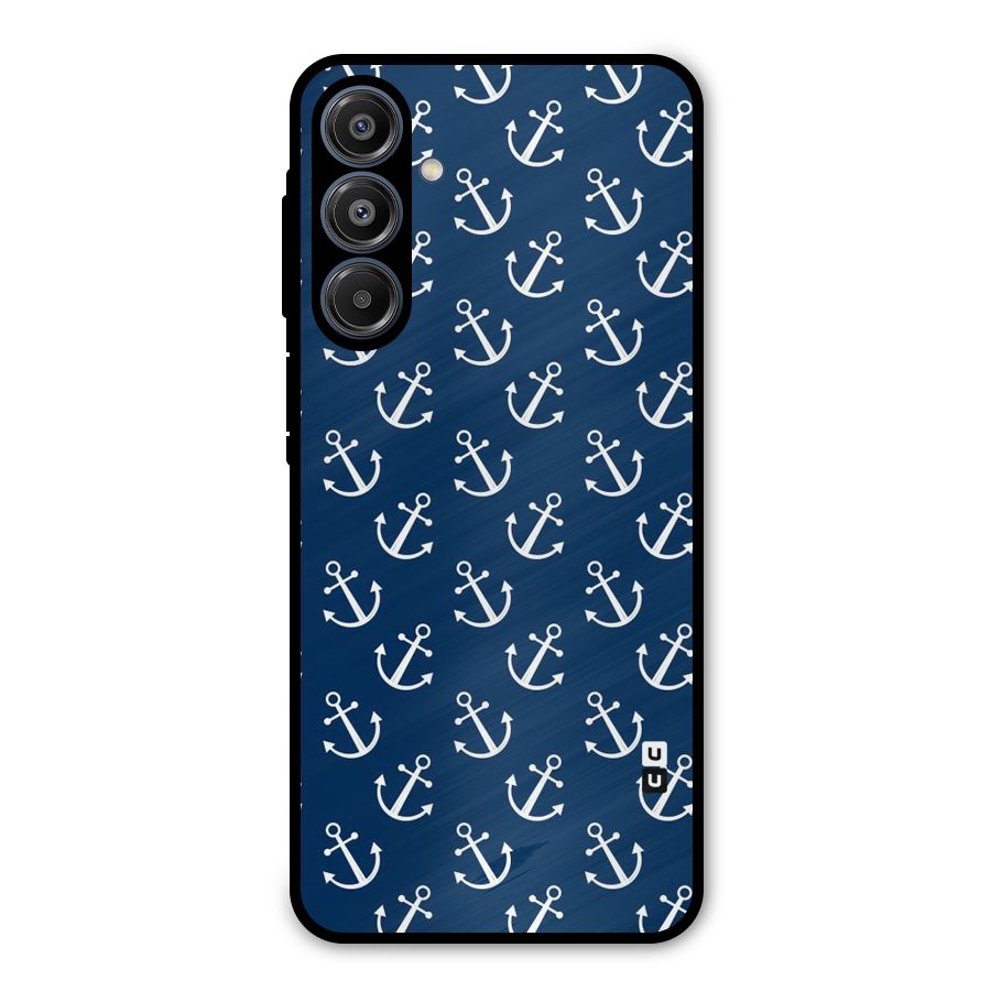 Anchor Zig Pattern Metal Back Case for Galaxy A16 5G